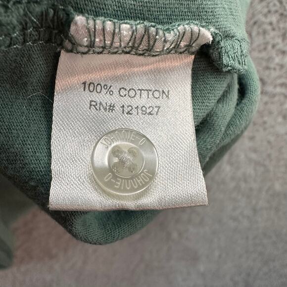 Johnny O 2XL Green Short Sleeve Polo The Valley Club Logo Cotton Comfort EUC - Picture 8 of 10